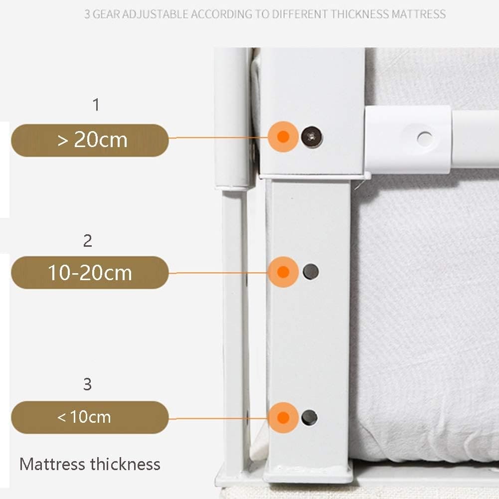Children Bed Barrier, Baby Bed Safety Guard, Fence Guardrail Security, Foldable Baby Bed Fencing Gate, Crib Adjustable Safety Kids Rails, Safety Protection Guard Beige for Toddler, Up & Down Falling Protector Bed Rails for Kids Children Bed Barrier, Baby Bed Safety Guard, Fence Guardrail Security, Foldable Baby Bed Fencing Gate, Crib Adjustable Safety Kids Rails, Safety Protection Guard Beige for Toddler, Up & Down Falling Protector Bed Rails for Kids